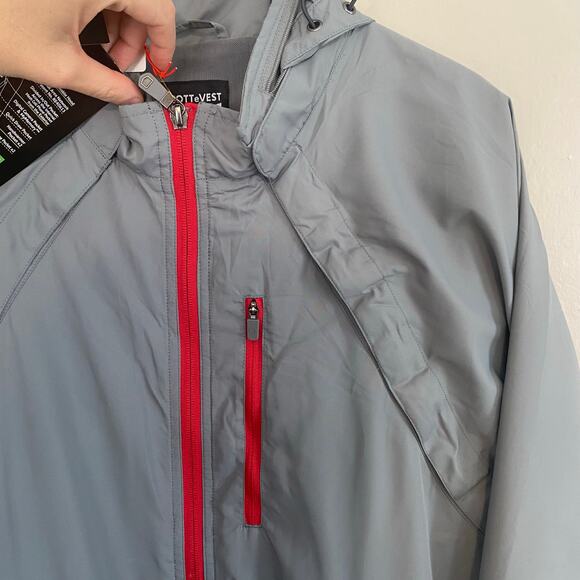 SCOTTeVEST Tropiformer Jacket Men’s Size Large Convertible Vest Light Packable - Picture 11 of 13